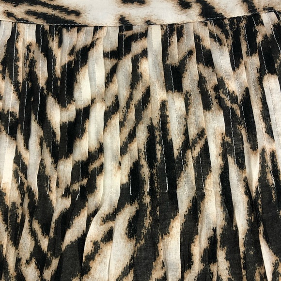 Talbots Animal print Tiger skirt 14 - Picture 3 of 7